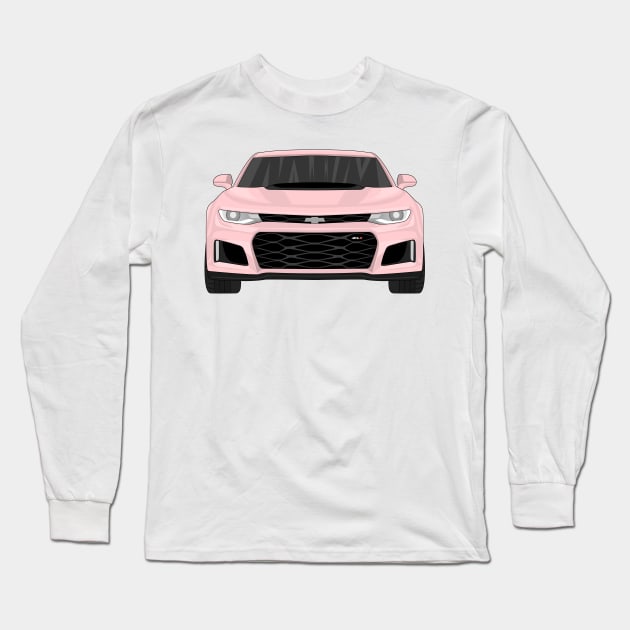 CAMARO PINK Long Sleeve T-Shirt by VENZ0LIC